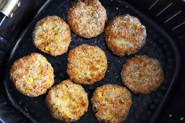 bolinho de peixe na airfryer