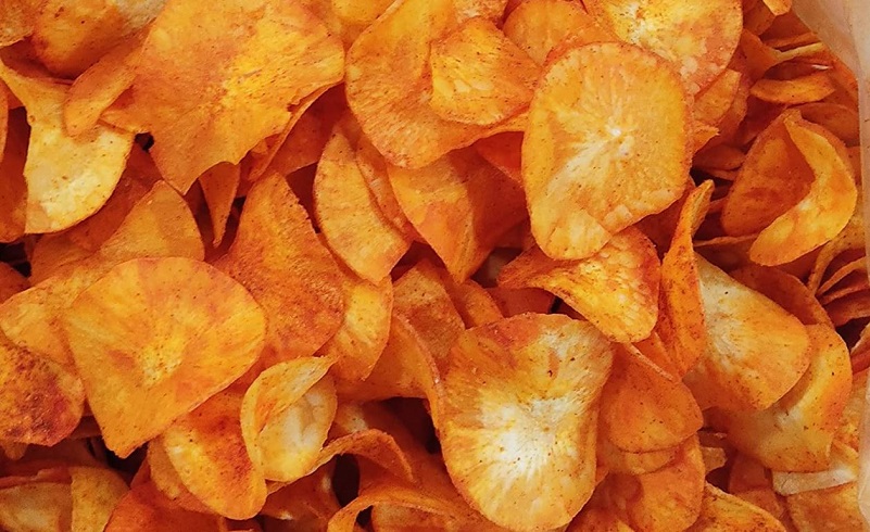 Receita de Mandioquinha Chips na Airfryer