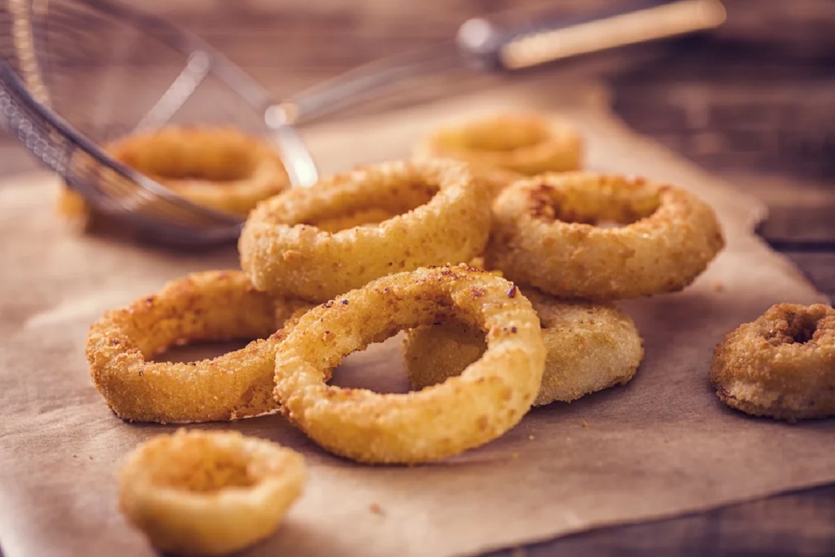 anéis de cebola congelado na airfryer