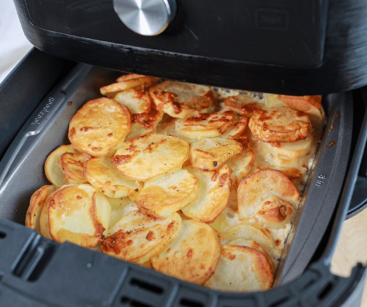 como fazer batata gratinada na airfryer