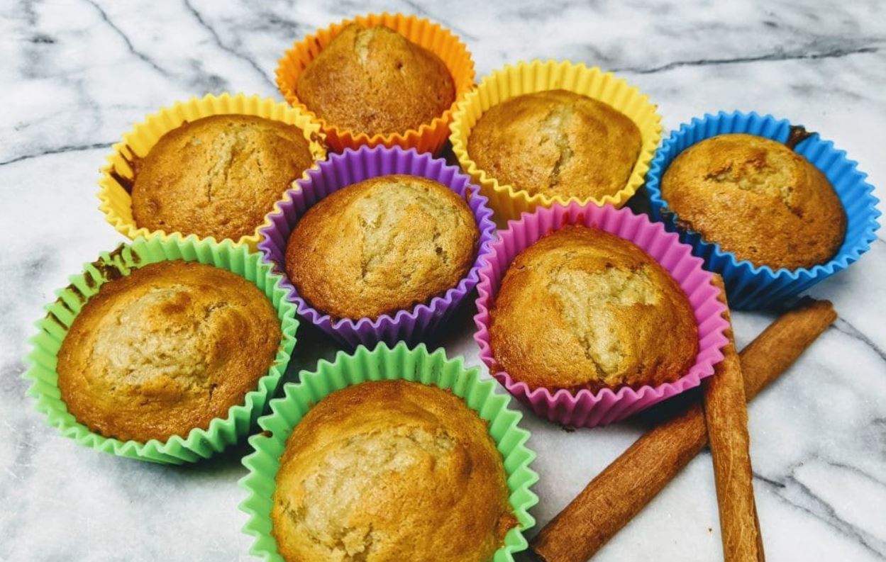 receita de bolinho de banana fit na airfryer