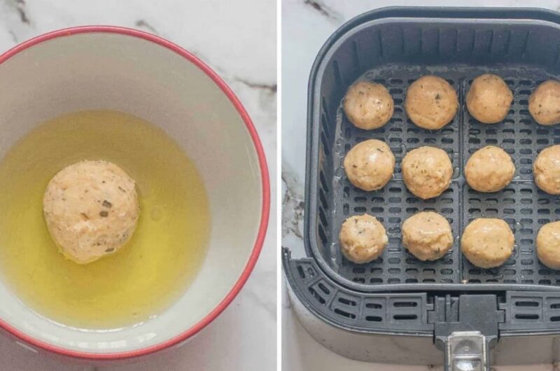 Receita de Bolinho de Mandioca com Queijo na Airfryer