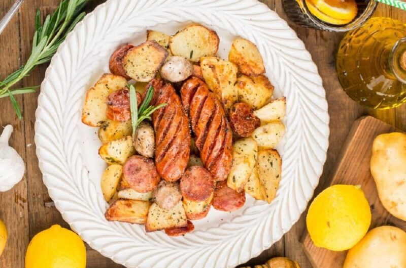 Receita de Linguiça com Batatas na Airfryer