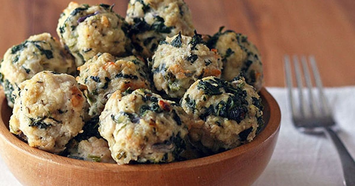 bolinho de espinafre na airfryer