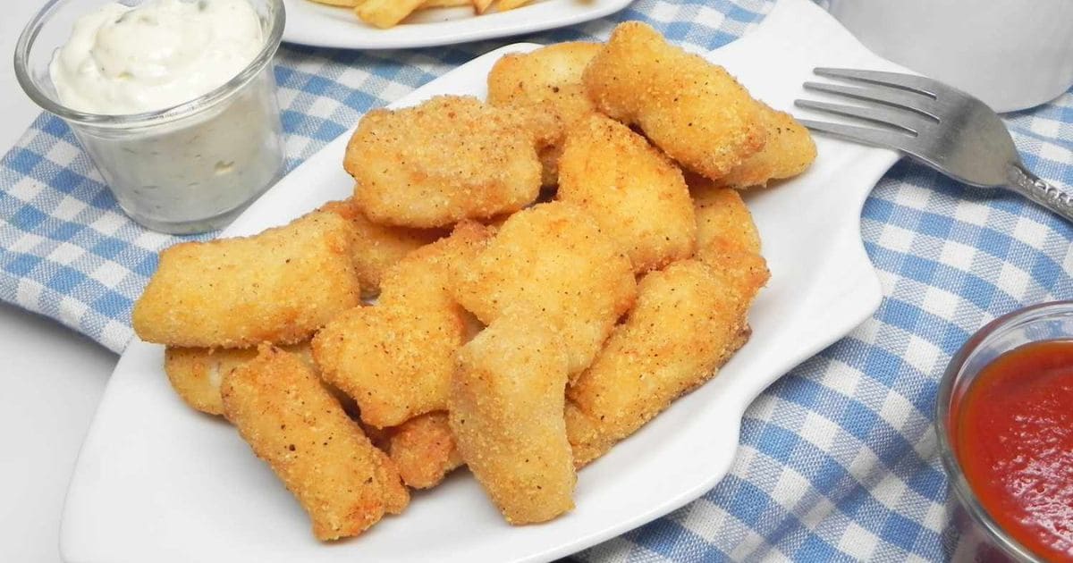 nuggets de peixe na airfryer