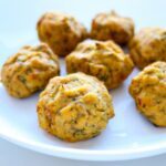 bolinho de batata doce com frango na airfryer