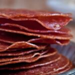 chips de salame na airfryer