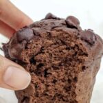 bolo proteico de chocolate na airfryer