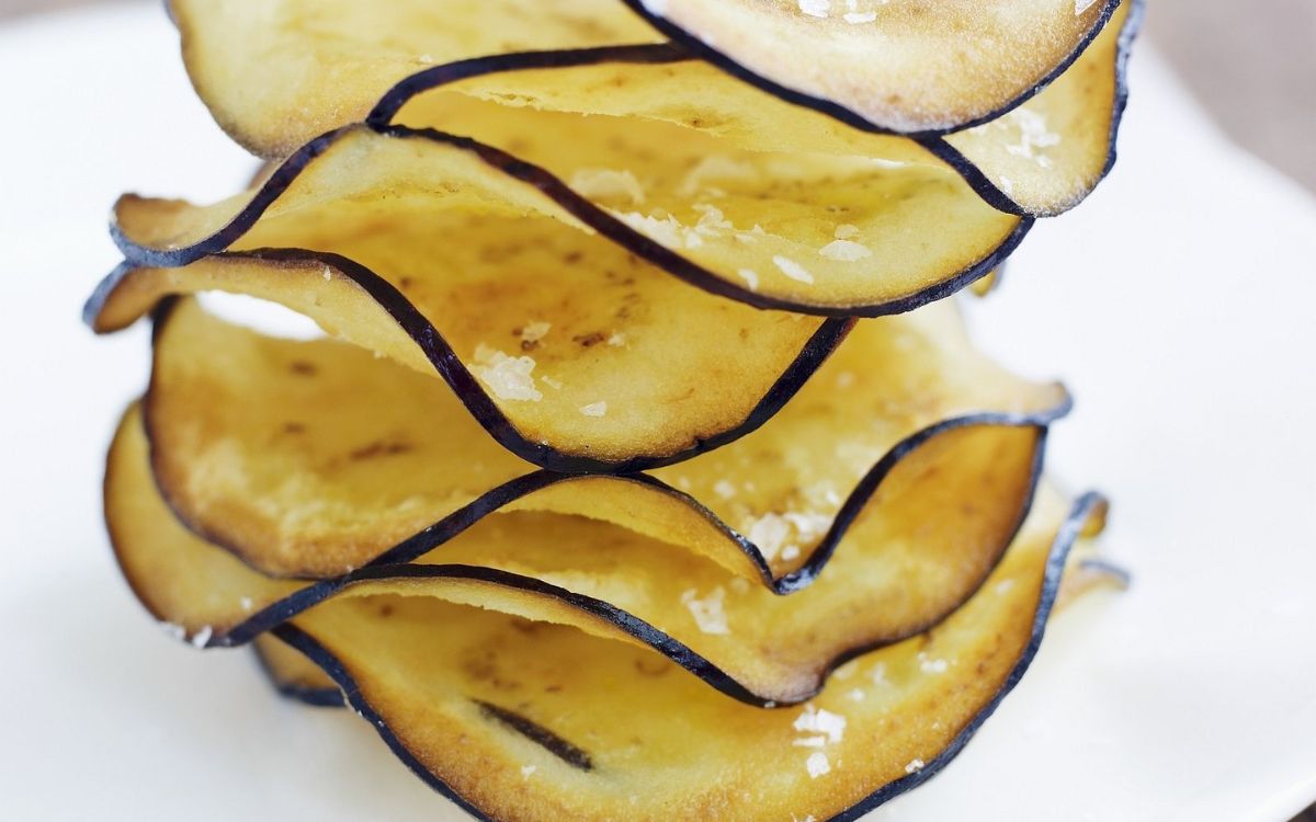 Receita de Chips de Berinjela na Airfryer