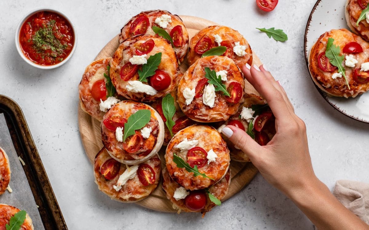 Receita de Mini Pizza Caseira na Airfryer