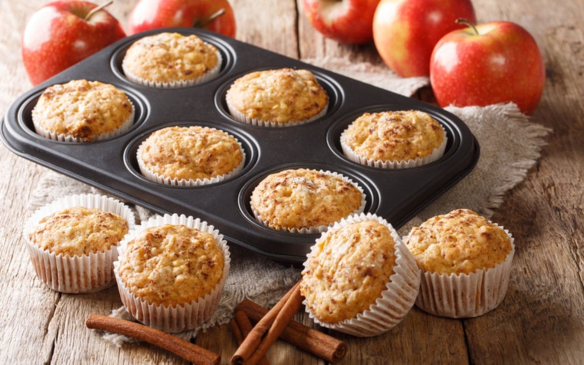 Receita de Muffin de Maçã na Airfryer