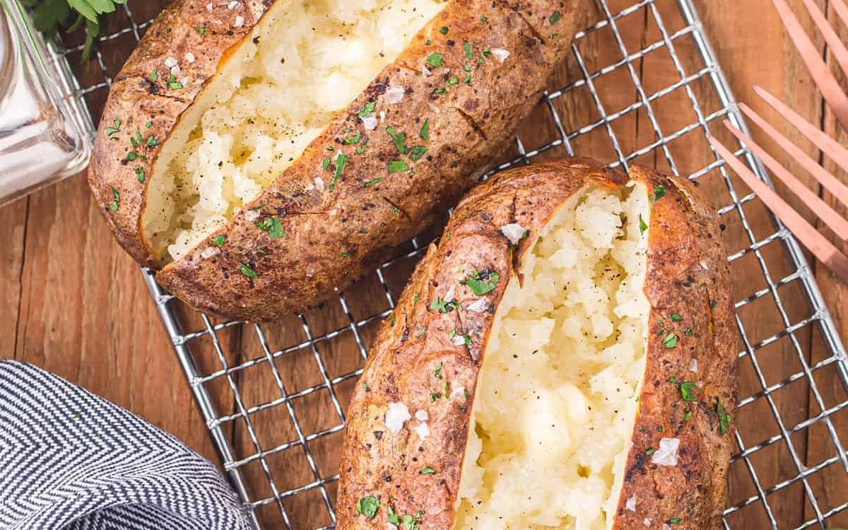 baked potato na airfryer