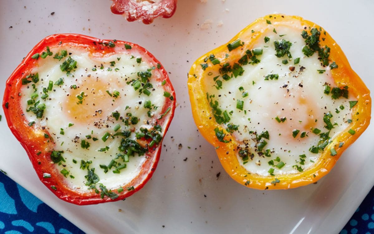 Receita de Pimentão com Ovo na Airfryer