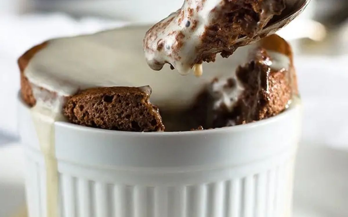 Receita de Suflê de Chocolate na Airfryer