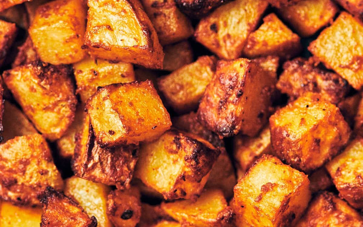 batata com mostarda na airfryer