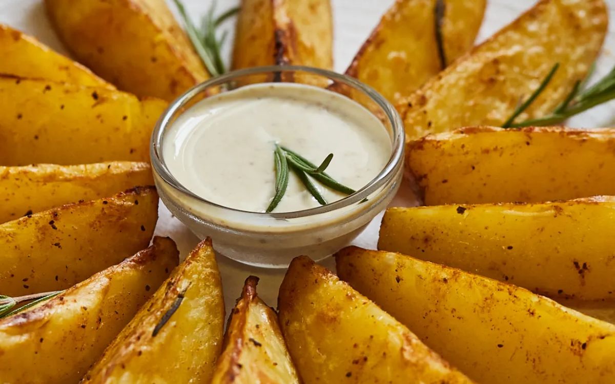 batata frita com páprica na airfryer