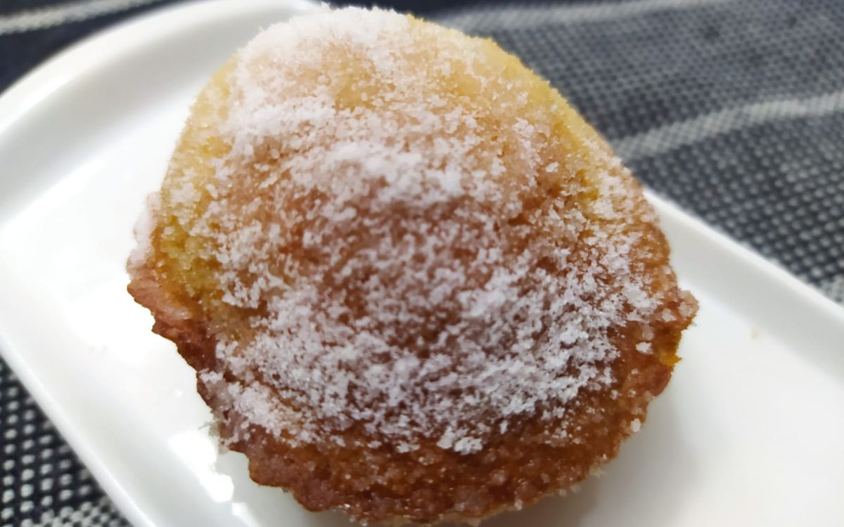 bolinho de chuva com banana na airfryer