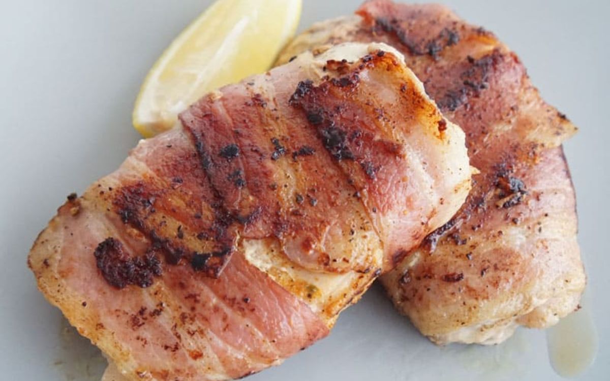 filé de porco com bacon na airfryer