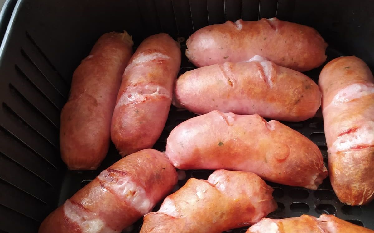 linguiça toscana de frango na airfryer