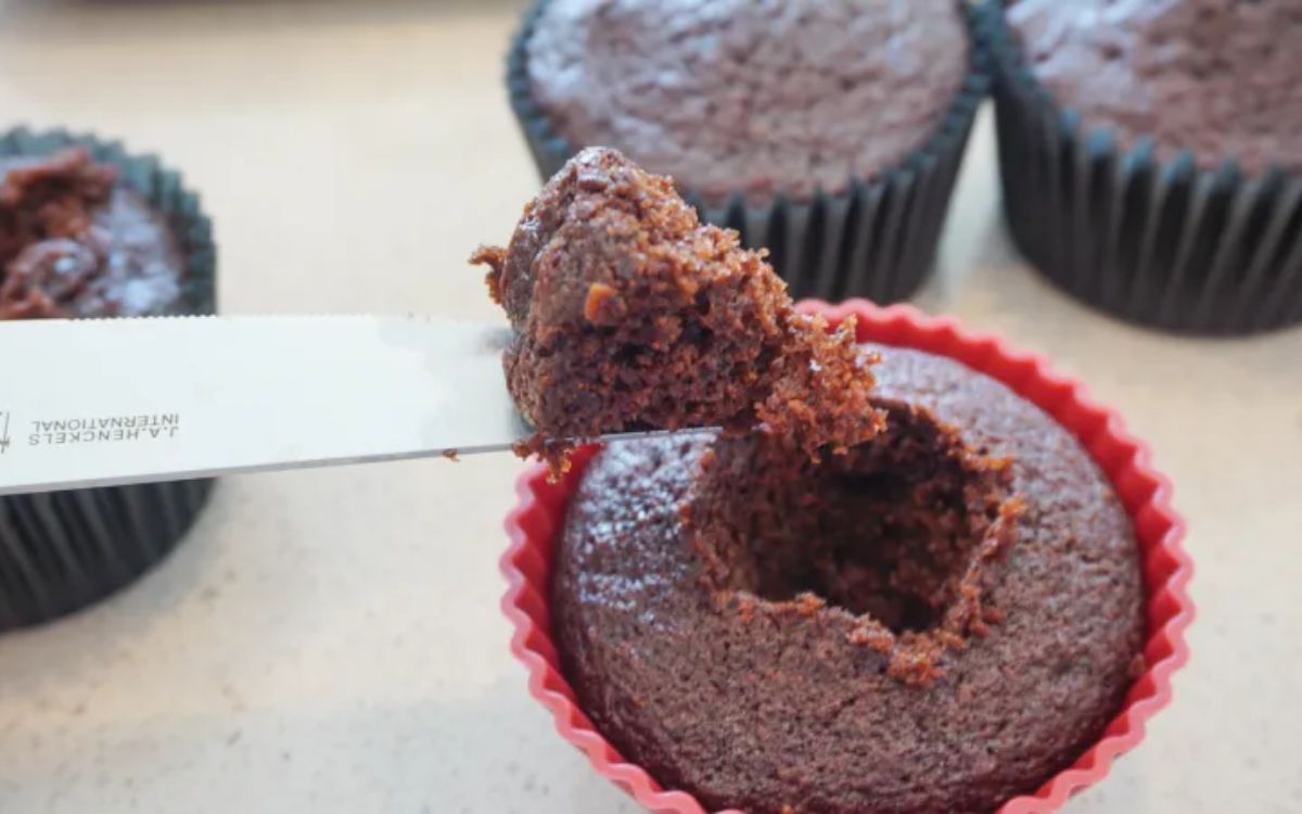 muffin de nutella na airfryer