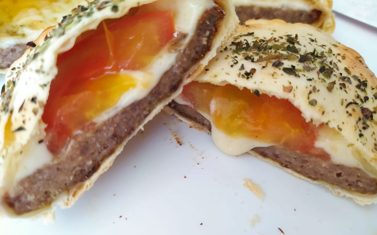 Receita de Pastel de Hambúrguer na Airfryer