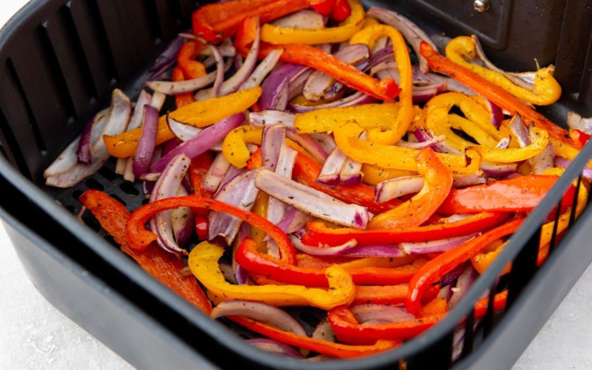 Receita de Pimentão e Cebola na Airfryer