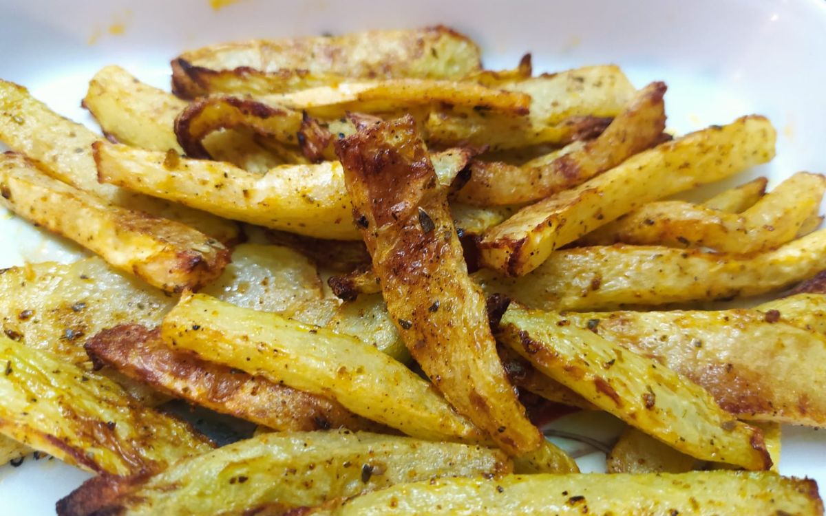 Chuchu como Batata Frita na Airfryer