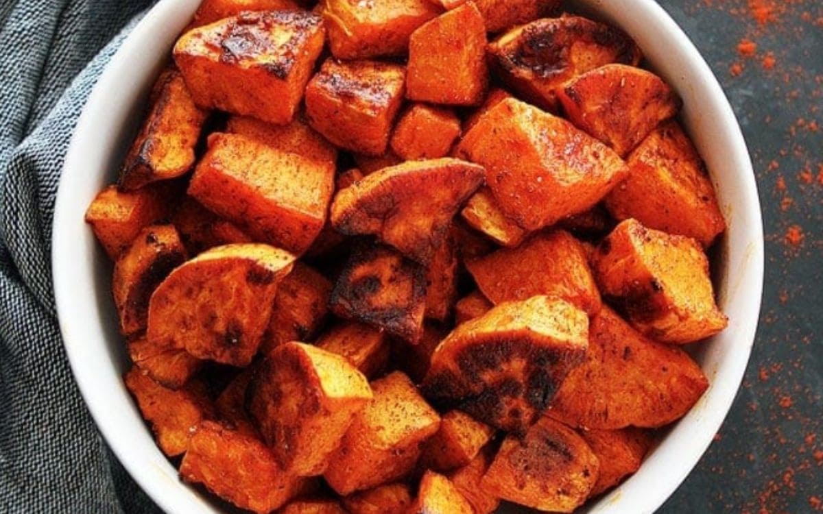 batata doce com páprica na airfryer