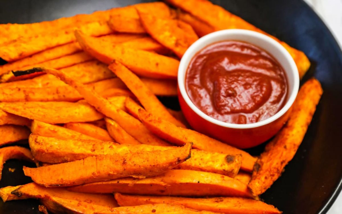 batata doce frita na airfryer