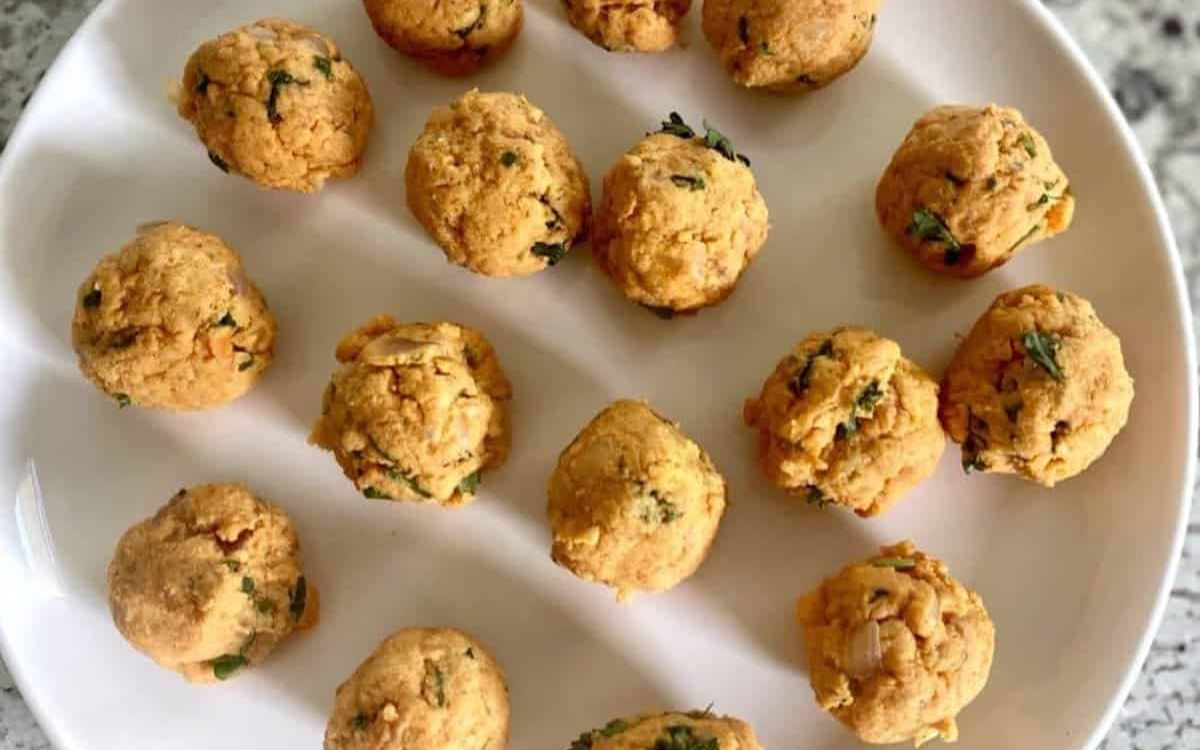 bolinho de inhame na airfryer