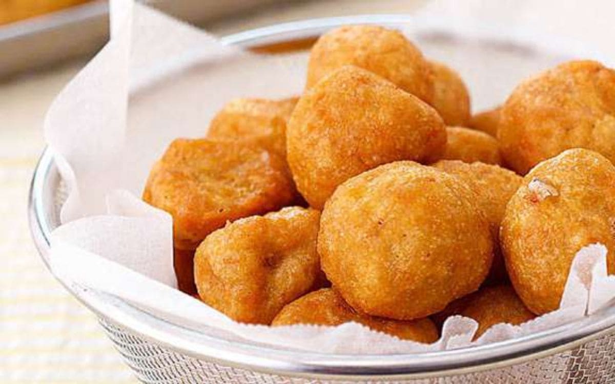 bolinho de peixe com mandioca na airfryer