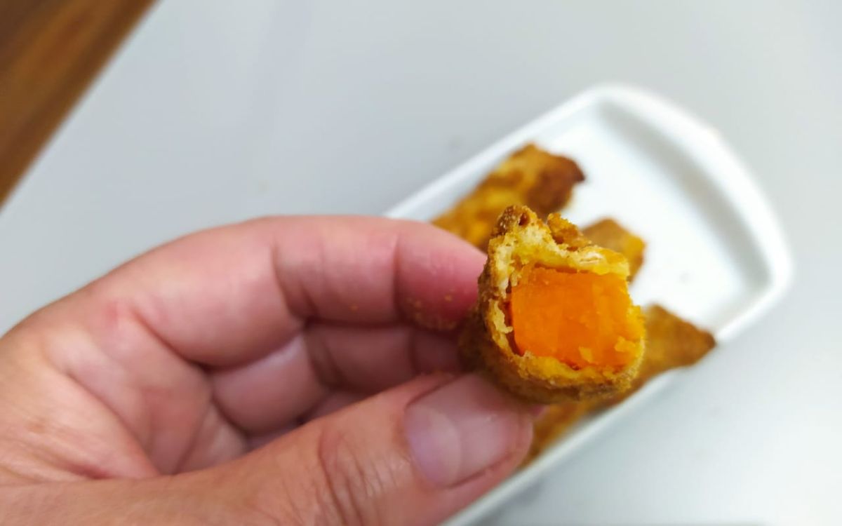 cenoura empanada na airfryer