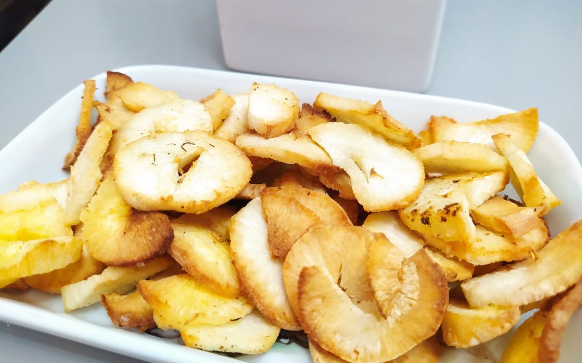 Receita de Chips de Mandioca na Airfryer