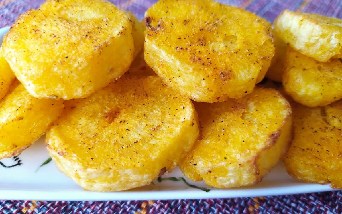 Receita de Mandioquinha Frita na Airfryer