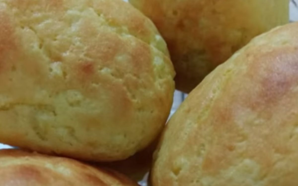 Receita de Pão de Batata com Leite em Pó na Airfryer