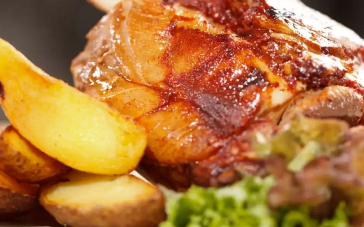 Receita de Pernil com Batata na Airfryer