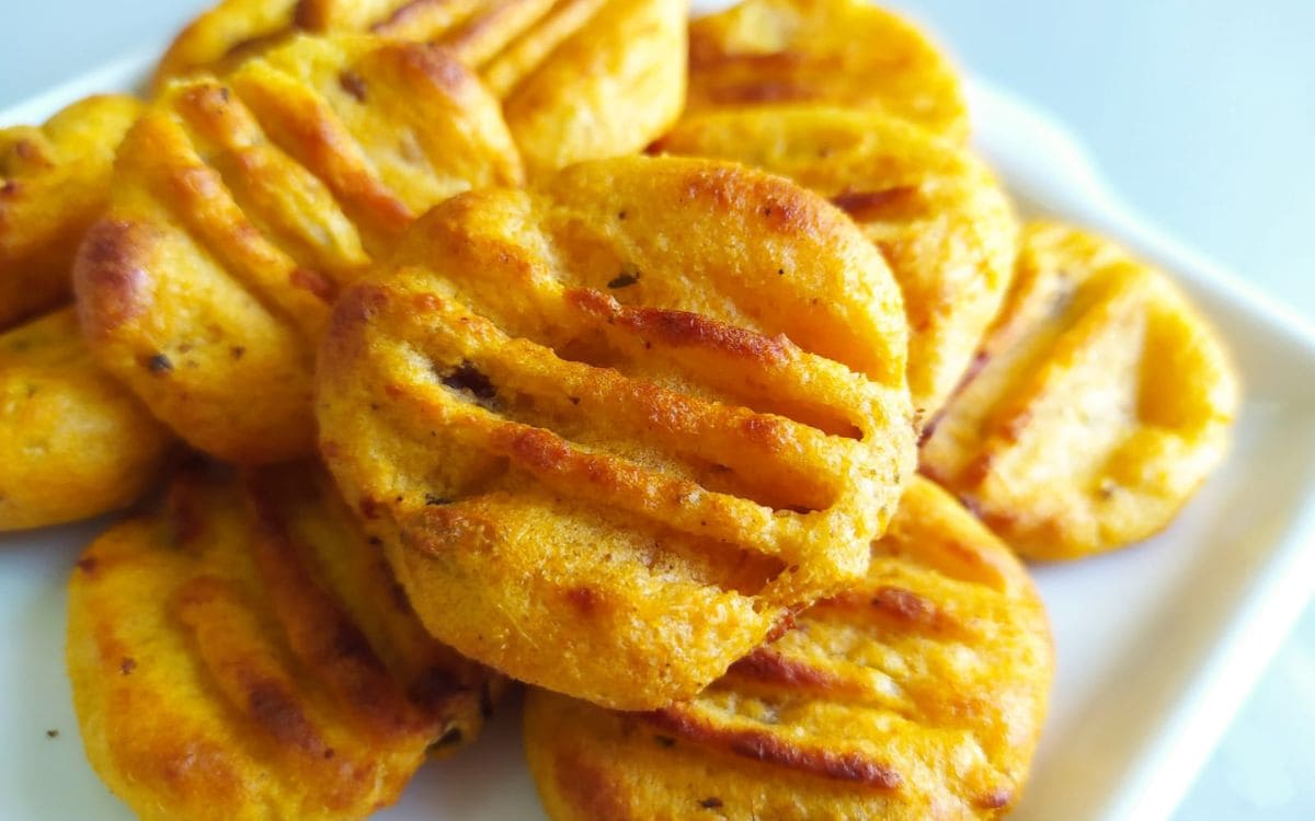 Receita de Salgadinho de Batata Doce na Airfryer