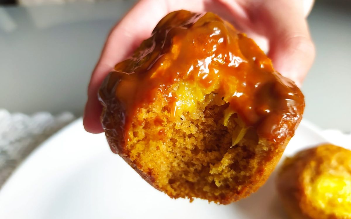 Bolinho de Doce de Leite na Airfryer