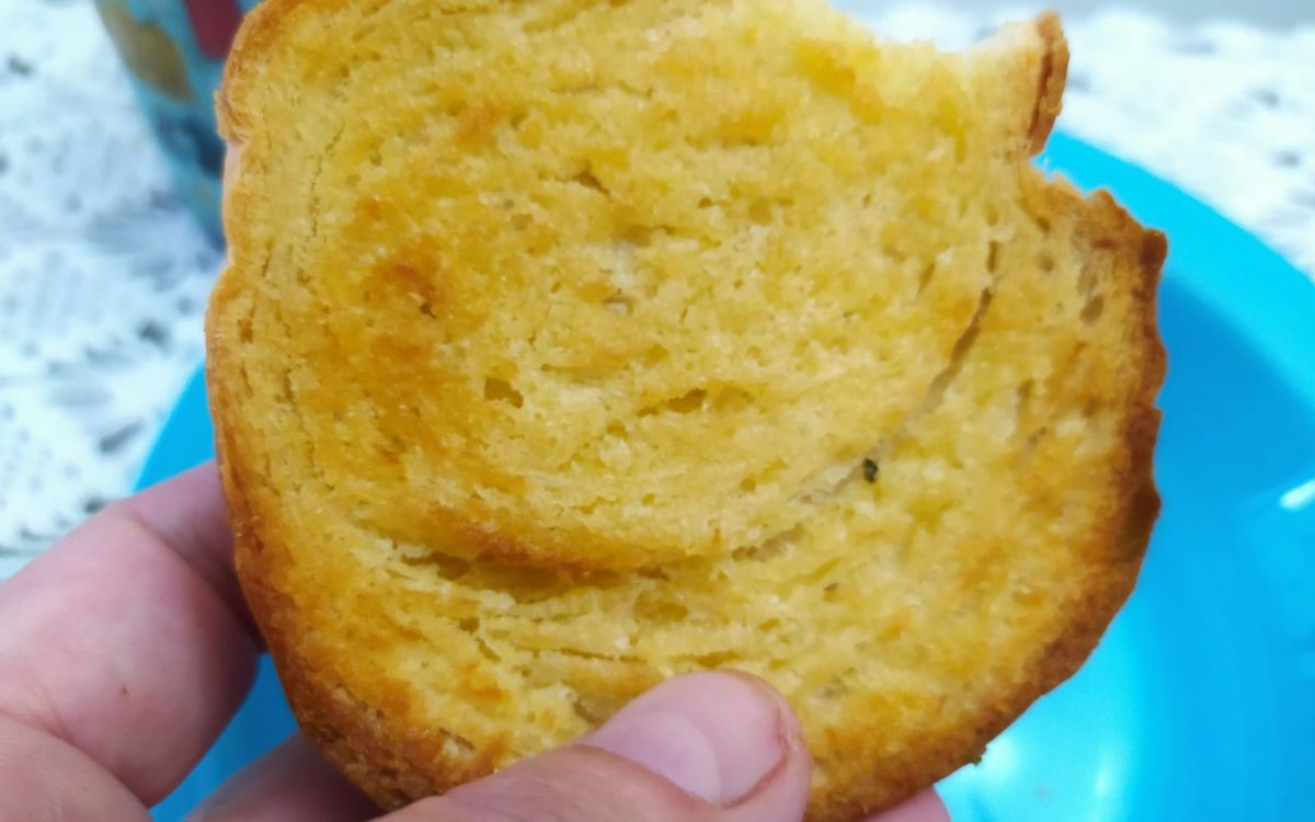 Pão de Forma com Manteiga na Airfryer