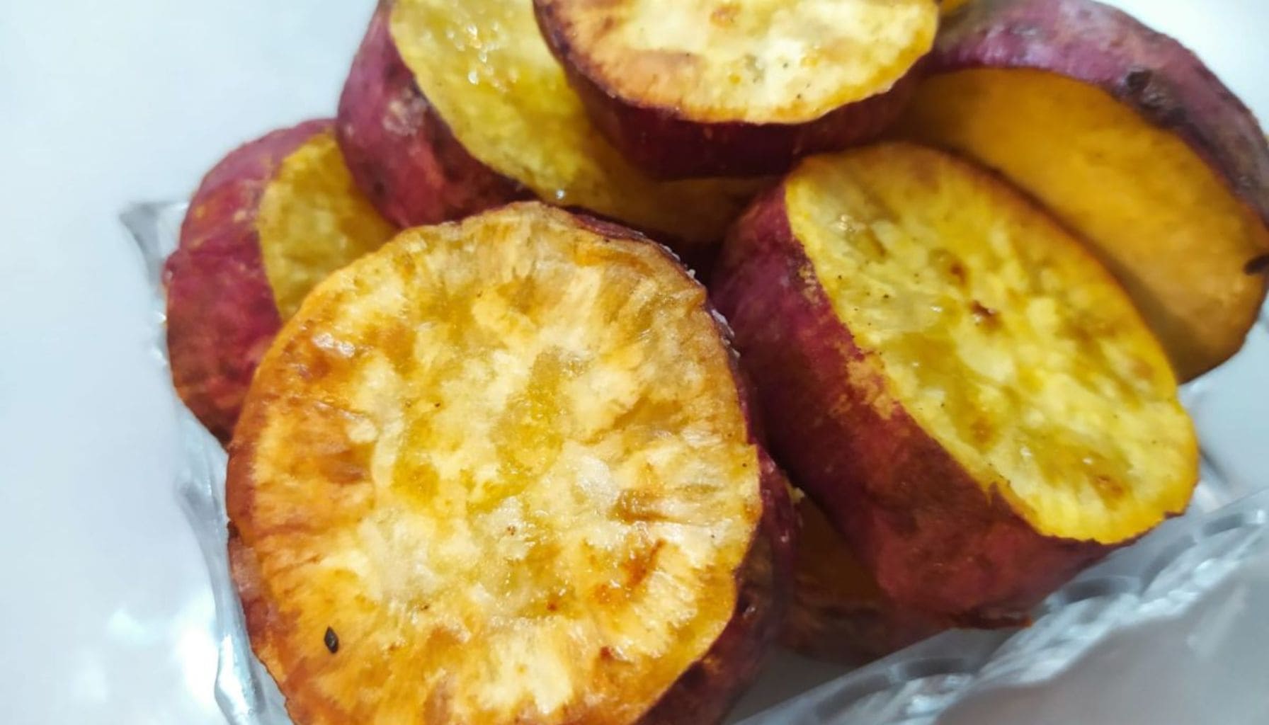 Como Fazer  Batata Doce com Casca na Airfryer