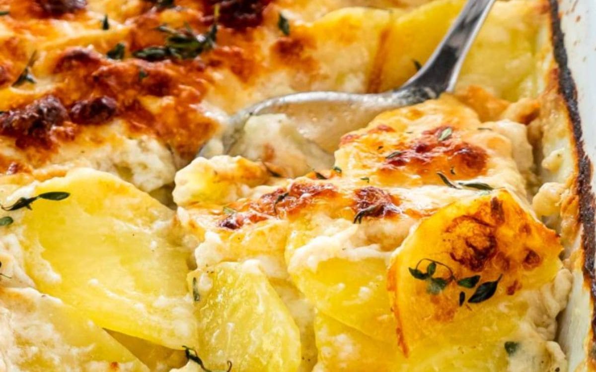 Receita de Batata Gratinada com Queijo na Airfryer