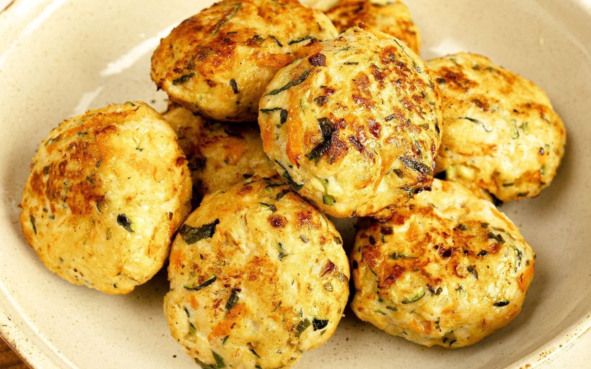 bolinho de batata com frango e queijo na airfryer