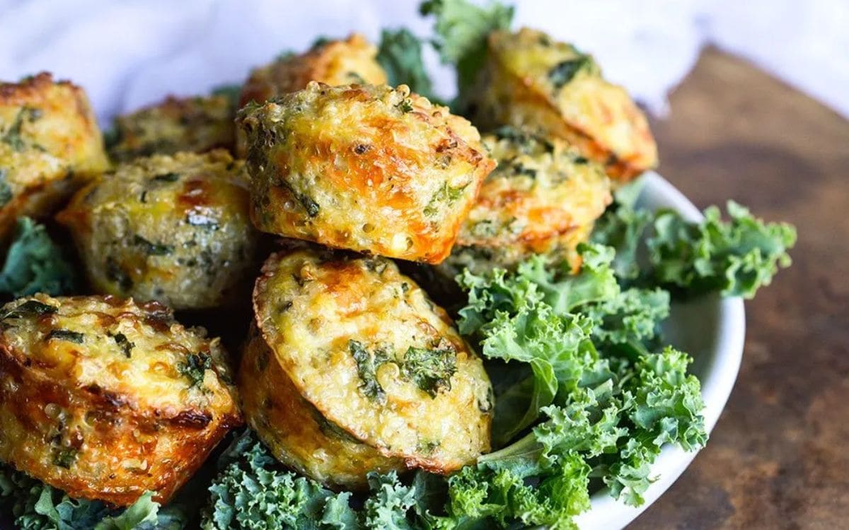 bolinho de couve manteiga na airfryer