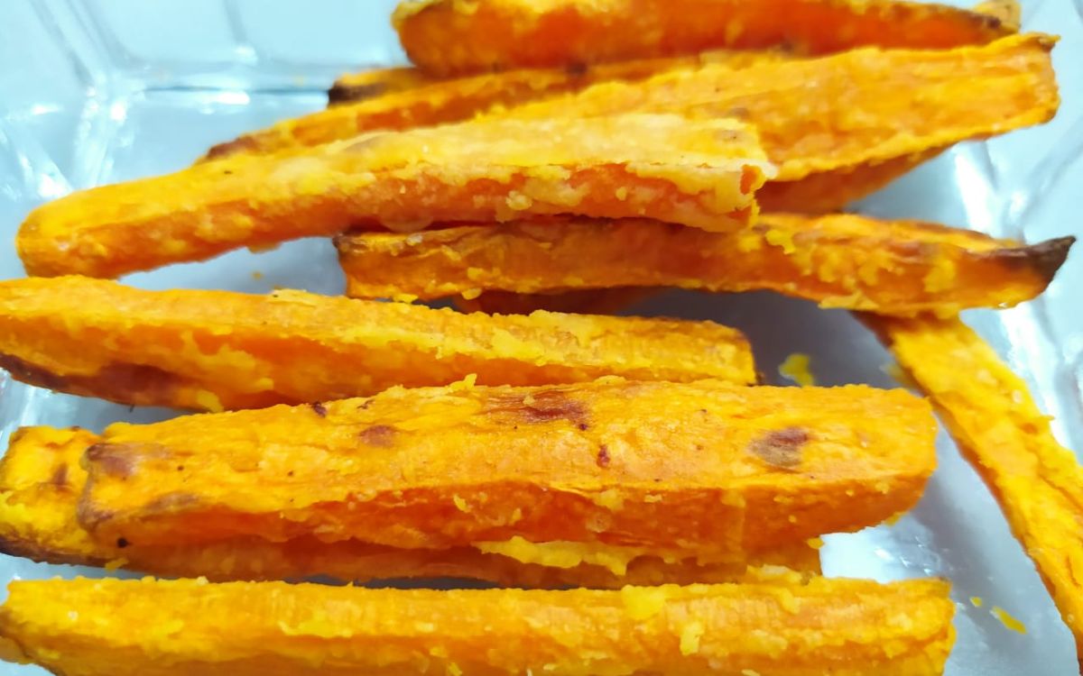 palitos de cenoura na airfryer