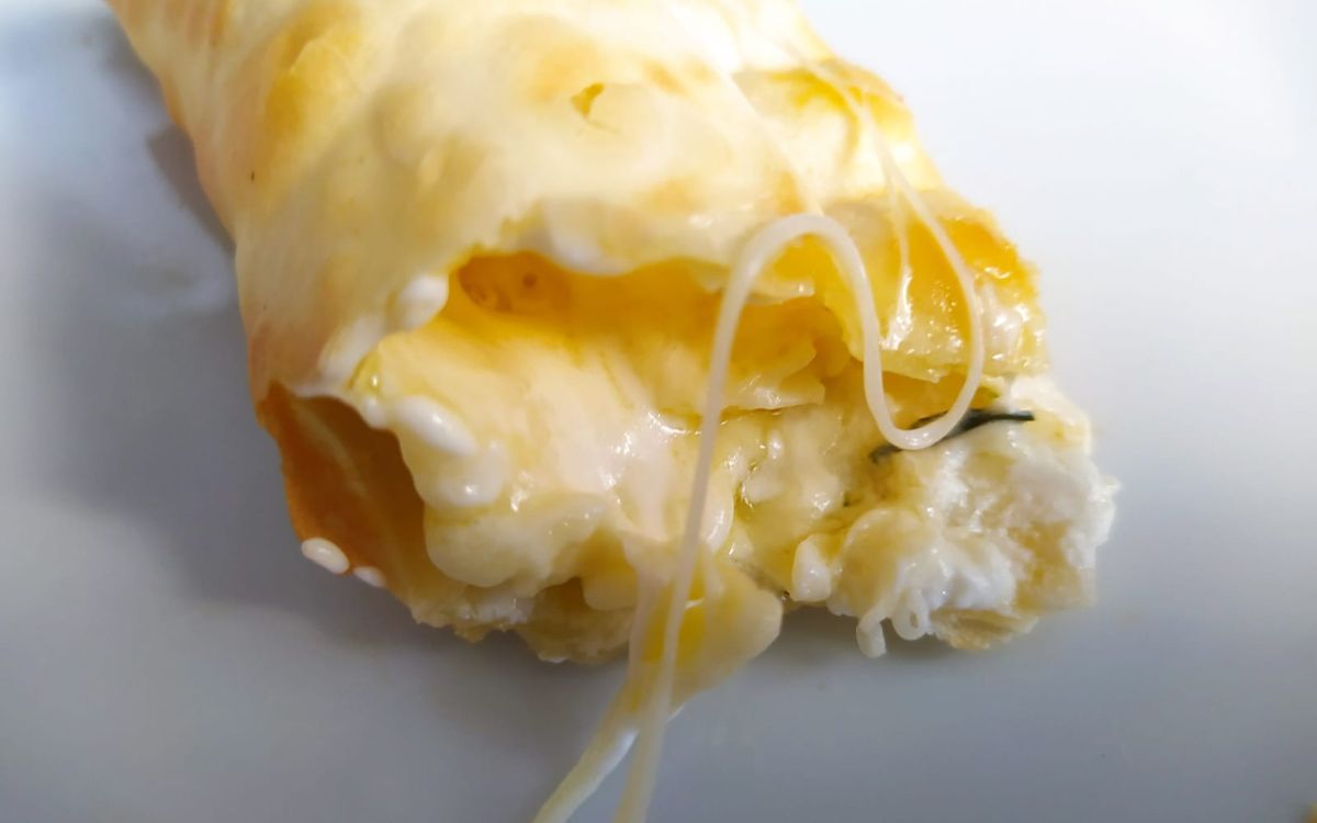 pastel de queijo na airfryer