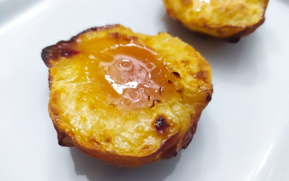 Receita de Pêssego Caramelizado na Airfryer