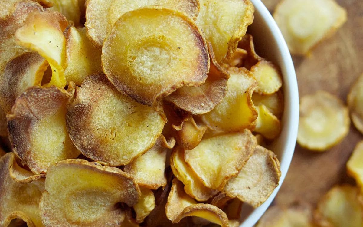 Receita de Snack de Mandioquinha na Airfryer