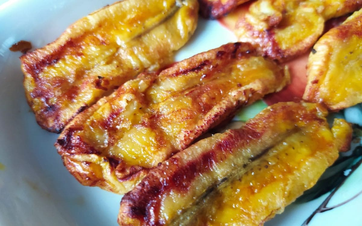 Receita de Banana com Manteiga na Airfryer