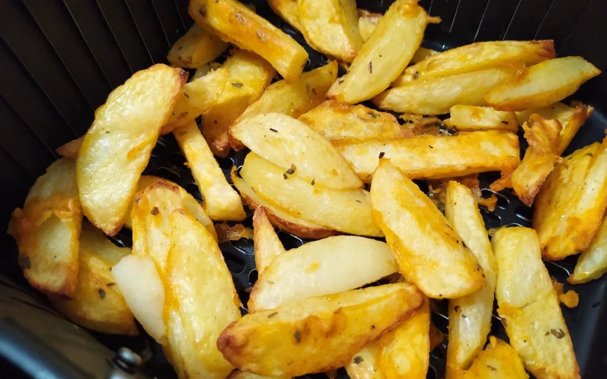 Receita de Batata com Amido de Milho na Airfryer