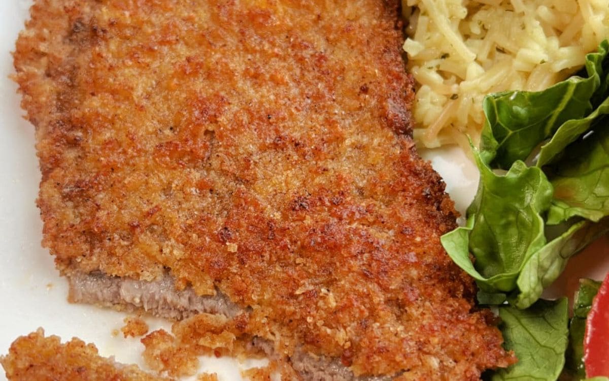 bife à milanesa na airfryer